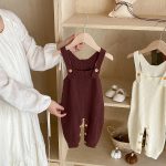 【66-100cm】 シンプル ニット サロペット or インナーシャツ - 画像 (18)