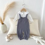【66-100cm】 シンプル ニット サロペット or インナーシャツ - 画像 (15)