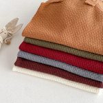 【66-100cm】 シンプル ニット サロペット or インナーシャツ - 画像 (6)
