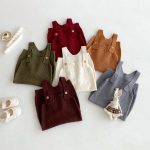 【66-100cm】 シンプル ニット サロペット or インナーシャツ - 画像 (10)