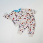 【80-130cm】 ピザプリント セットアップ - 画像 (4)