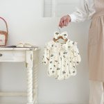 【66-90cm】ロンパース プリンセス 小花 可愛い ベビー服 - 画像 (4)
