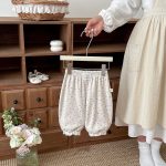 【73-110cm】パンツ フラワー柄 履きやすい おしゃれ 女の子 ボトムス - 画像 (7)