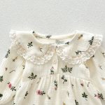 【66-90cm】ロンパース プリンセス 小花 可愛い ベビー服 - 画像 (10)