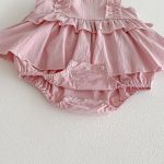 【66-90cm】キャミロンパース フリル 可愛い ベビー服 - 画像 (10)