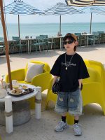 【90-160cm】半袖 Tシャツ 男の子 こなれ感 着せやすい ゆったり 快適 トップス - 画像 (6)