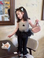【80-130cm】ベストorパンツ 女の子 肌触り良い キュート 痩せ見せ - 画像 (2)
