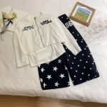 【90-150cm】トップス or パンツ 女の子 カジュアル 韓国風 星柄 - 画像 (6)