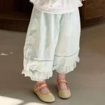 【80-130cm】半袖 Tシャツorパンツ 女の子 カジュアル 新作 着せやすい ラフ - 画像 (8)