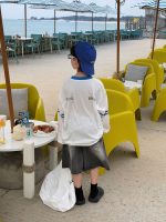 【90-160cm】長袖 Tシャツ 男の子 おしゃれ 着せやすい カジュアル 肌触りいい トップス - 画像 (6)