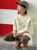 【90-160cm】半袖Ｔシャツ 男の子 アップリケ カジュアル - 画像 (5)