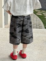 【90-160cm】ハーフパンツ 男の子 ストリート風 カモフラ柄 カーゴパンツ - 画像 (4)