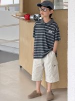 【90-160cm】半袖Ｔシャツ 男の子 ボーダー柄 お出かけに - 画像 (3)