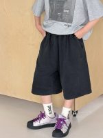【90-160cm】ショートパンツ 男の子 無地 ウォッシュド
