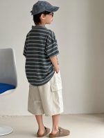 【90-160cm】半袖Ｔシャツ 男の子 ボーダー柄 お出かけに - 画像 (6)