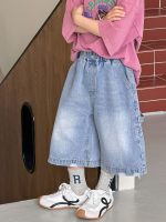 【90-160cm】デニムパンツ 男の子 カジュアル 合わせやすい ハーフパンツ - 画像 (4)