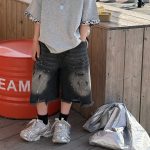 【90-160cm】ショートパンツ 男の子 デニム素材 おしゃれ 履きやすい ボトムス - 画像 (2)