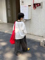 【90-160cm】長袖 Tシャツ 男の子 合わせやすい トレンド感 ラフ トップス - 画像 (5)