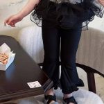 【80-130cm】ベストorパンツ 女の子 肌触り良い キュート 痩せ見せ - 画像 (4)