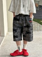 【90-160cm】ハーフパンツ 男の子 ストリート風 カモフラ柄 カーゴパンツ - 画像 (2)