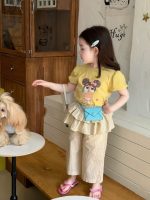 【80-130cm】半袖 Tシャツorパンツ 女の子 キュート 着せやすい 新作 - 画像 (6)