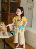 【80-130cm】半袖 Tシャツorパンツ 女の子 キュート 着せやすい 新作 - 画像 (3)