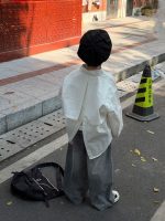 【90-160cm】シャツ 男の子 肌触り良い スッキリ 快適 合わせやすい トップス - 画像 (5)