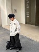 【90-160cm】シャツ 男の子 トレンド 着せやすい スッキリ おしゃれ トップス - 画像 (4)