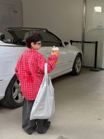 【90-160cm】シャツ 男の子 チェック柄 肌触りいい 合わせやすい トップス - 画像 (4)