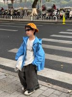 【90-160cm】アウター 男の子 カジュアル リラックス 合わせやすい 快適 トップス - 画像 (3)