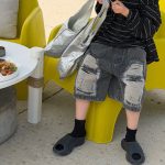 【90-160cm】ショートパンツ 男の子 デニム素材 履きやすい おしゃれ ボトムス - 画像 (3)
