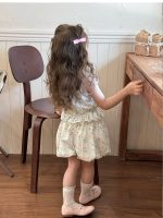【80-110cm】トップスorショートパンツ 女の子 ふんわり 可愛さ満点 着せやすい ラフ - 画像 (2)