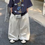 【90-160cm】パンツ 男の子 動きやすい リラックス 快適 合わせやすい ボトムス - 画像 (3)