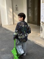 【90-160cm】シャツ 男の子 カジュアル 着せやすい 爽やか おしゃれ トップス - 画像 (4)