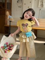 【80-130cm】半袖 Tシャツorパンツ 女の子 キュート 着せやすい 新作 - 画像 (4)
