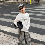 【90-160cm】パンツ 男の子 カッコイイ 快適 リラックス 合わせやすい ボトムス - 画像 (4)