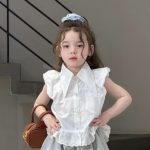 【80-130cm】シャツorショートパンツorパンツ 女の子 こなれ感 着せやすい 爽やか - 画像 (4)