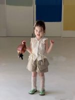 【80-130cm】トップスorショートパンツ 女の子 普段使い カジュアル 着せやすい - 画像 (2)