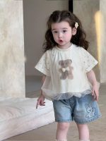 【80-130cm】半袖 Tシャツorショート パンツ 女の子 肌触り良い キュート 着せやすい - 画像 (4)