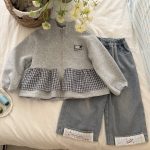 【90-150cm】アウター or デニムパンツ 女の子 刺繍 フリルデザイン - 画像 (6)