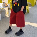 【90-160cm】ショートパンツ 男の子 合わせやすい ストリート 今っぽい ボトムス