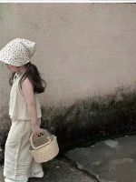 【90-140cm】セットアップ 女の子 ふんわり 爽やか こなれ感 着せやすい トップス＆パンツ - 画像 (5)