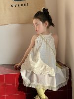 【90-140cm】ワンピース 女の子 ノースリーブ 切り替え - 画像 (5)