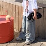 【90-160cm】ジーンズ 男の子 デイリー 合わせやすい デニム素材 こなれ感 パンツ - 画像 (3)