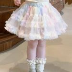 【80-130cm】トップスorスカート 女の子 キュート 快適 ふんわり やさしい 着せやすい - 画像 (8)