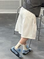 【90-160cm】ショートパンツ 男の子 無地 韓国風 - 画像 (3)