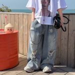 【90-160cm】ジーンズ 男の子 デイリー 合わせやすい デニム素材 こなれ感 パンツ - 画像 (2)