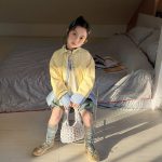 【90-150cm】ジャケット 女の子 おしゃれ  韓国風 重ね着風 - 画像 (4)
