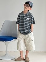 【90-160cm】半袖Ｔシャツ 男の子 ボーダー柄 お出かけに - 画像 (5)