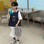 【90-160cm】ショートパンツ 男の子 履きやすい カジュアル ラフ 肌触り良い ボトムス - 画像 (3)